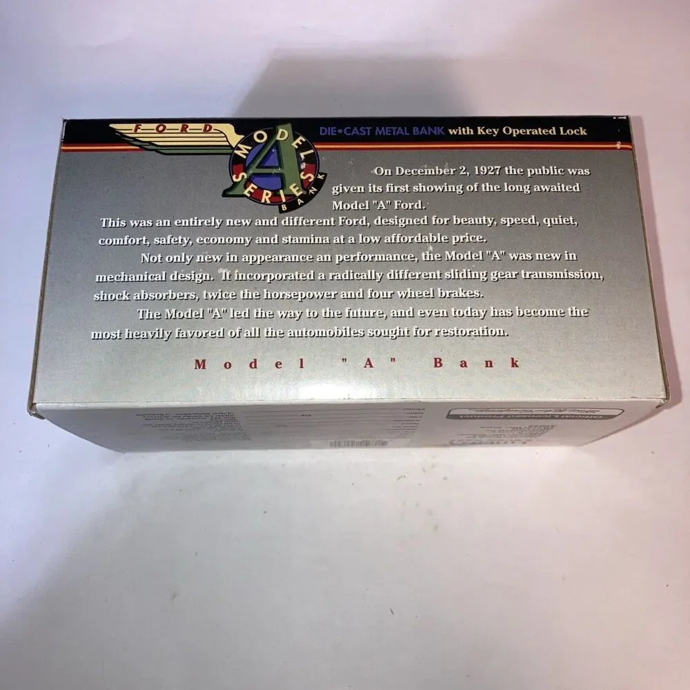 Liberty Classics Ford Model A Railroad Series Rock Island Diecast Bank ~ #1071